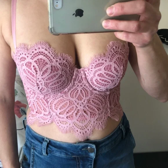 NWOT Victoria’s Secret off-white lace Bustier 34C - Picture 8 of 8